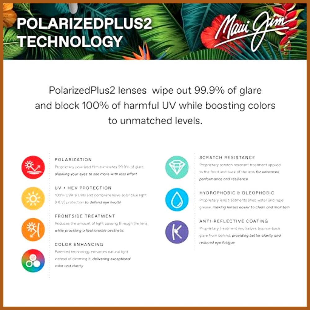 Polarized Hookipa Rectangular Sunglasses With Lig… - image 4